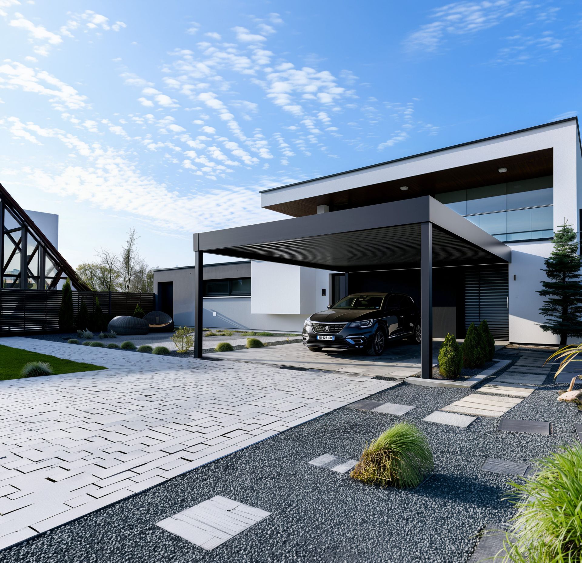 Carport aluminium Nancy